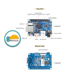 Orange Pi One H3 1GB DDR Quad-core Mini Computer with Optional Custom ...