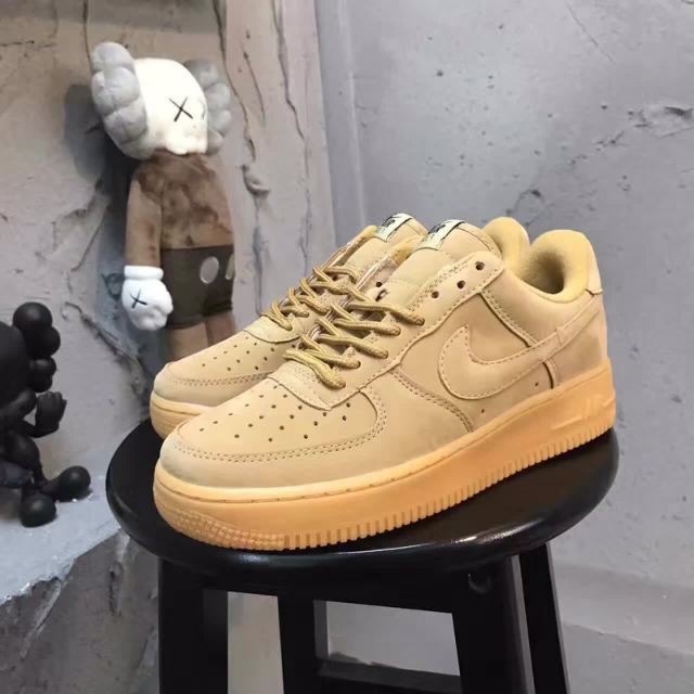 nike air force 1 beige leather