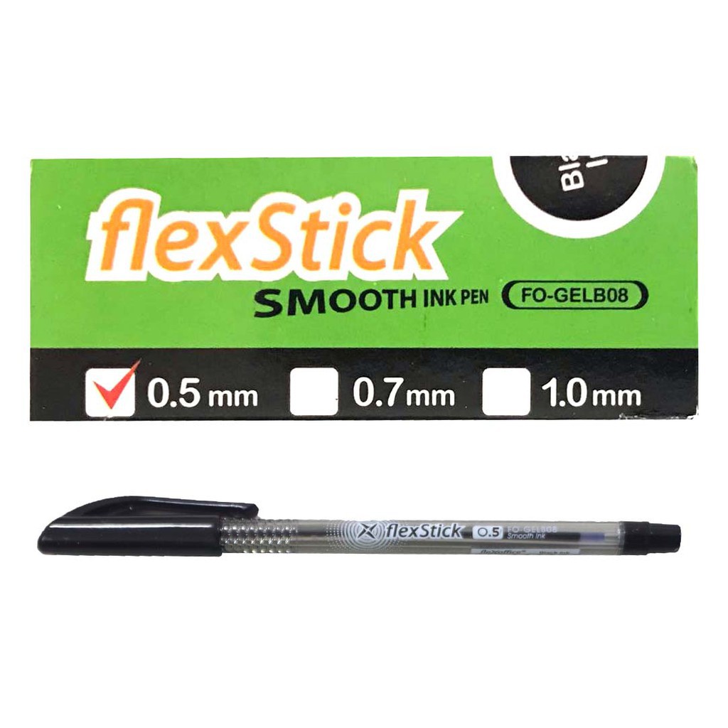 BALLPEN FLEXSTICK SMOOTH INK PEN 0.5 mm tip (12 PCS 1 PACK) Shopee Philippines