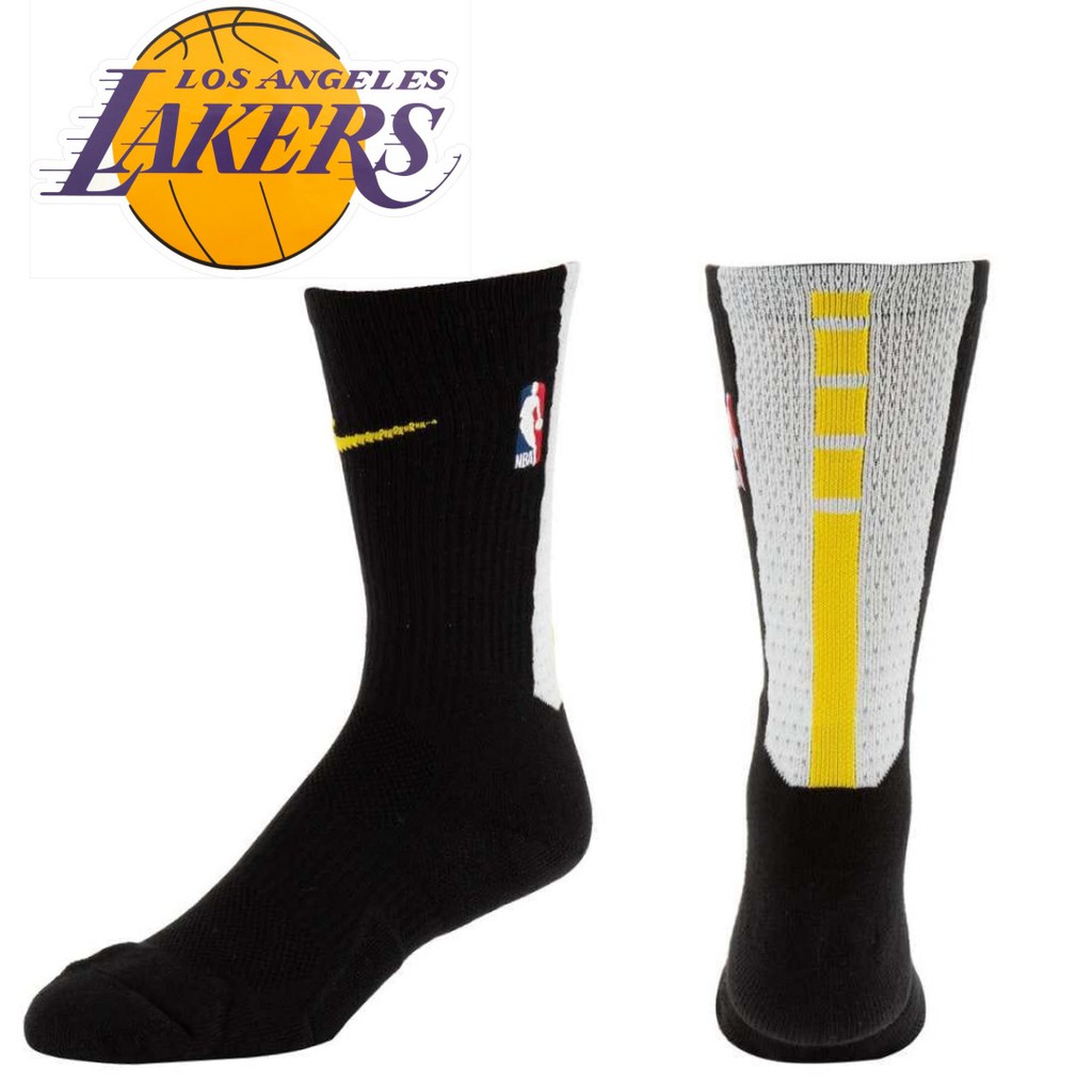 lakers nike elite socks