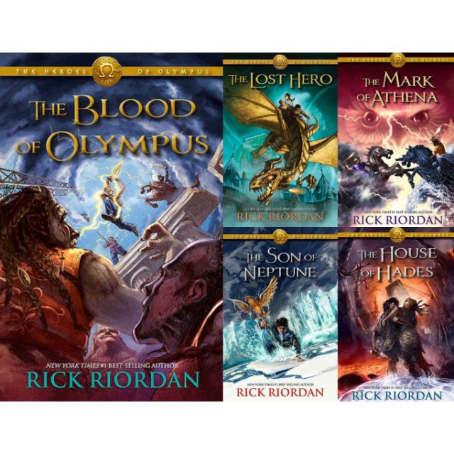 The Heroes Of Olympus Series By Rick Riordan Shopee Philippines