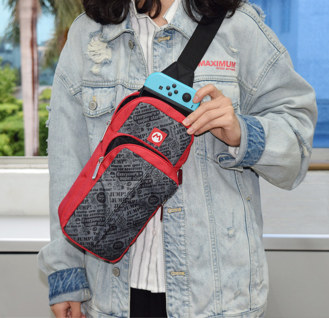 Crossbody Bag for Nintendo Switch Travel Carry Case Shoulder Storage