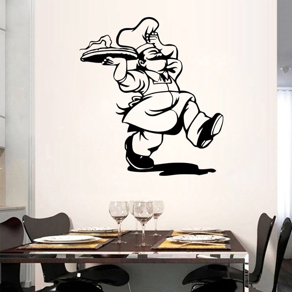 Fashion Chef Wall becomes Quote Wall Decal StickersFor Kitchen Room ...