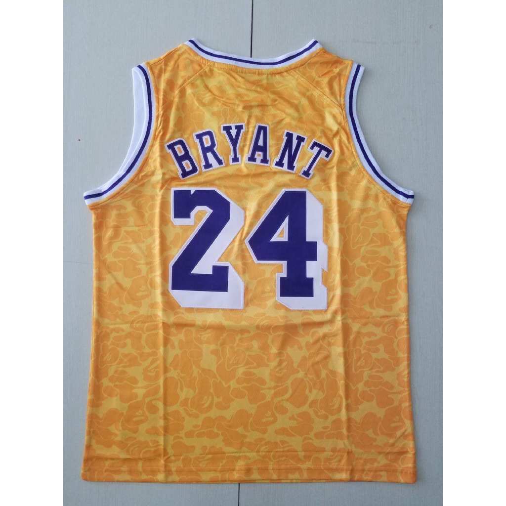 jersey lakers bape