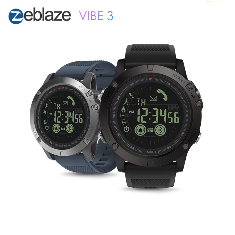 new zeblaze vibe 3 flagship rugged smartwatch