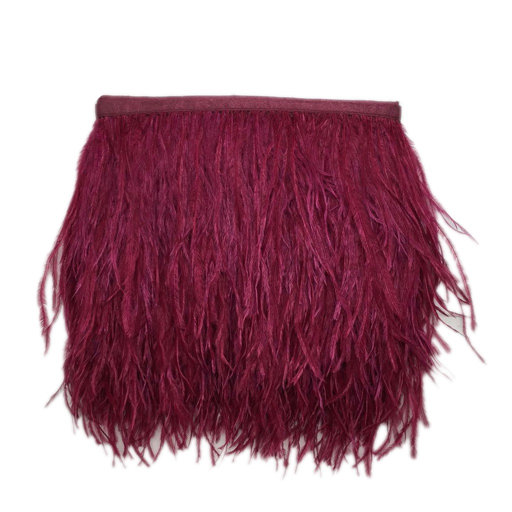 ostrich fringe trim