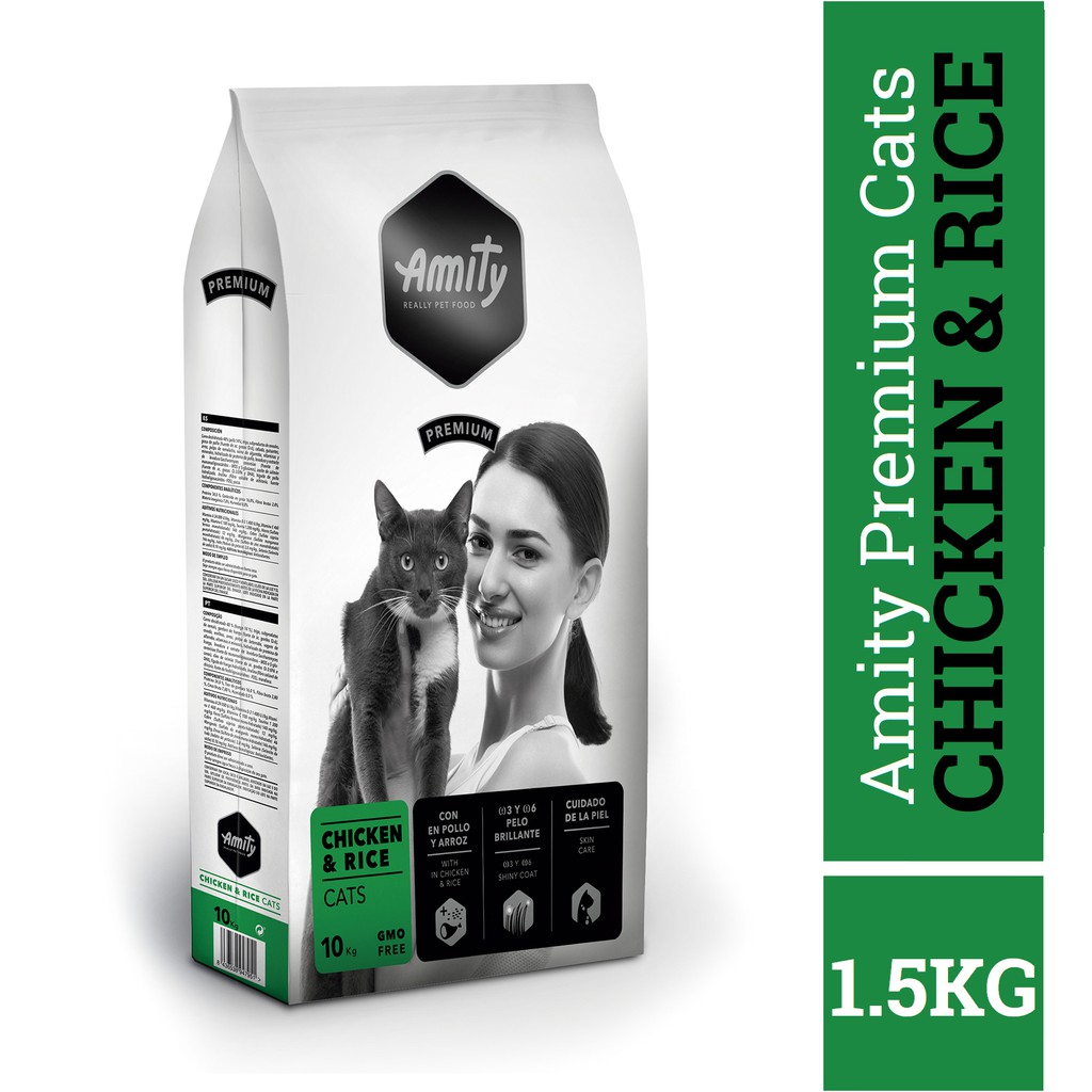 AMITY Cats Chicken & Rice 1.5kg Shopee Philippines