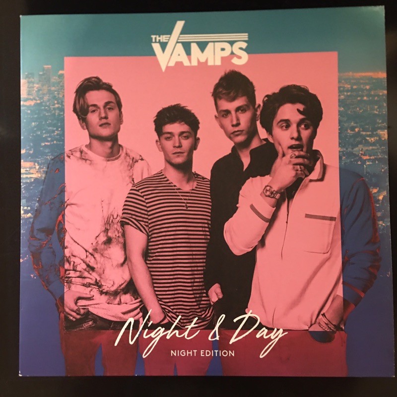 NIGHT & DAY FRAMED CD PRESENTATION.AND PERSONALLY SIGNED/AUTOGRAPHED THE VAMPS 