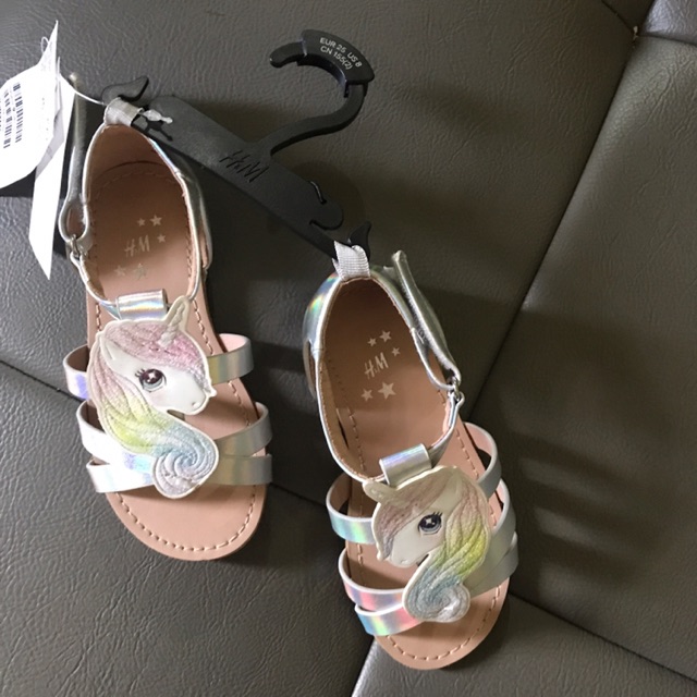 kids unicorn sandals