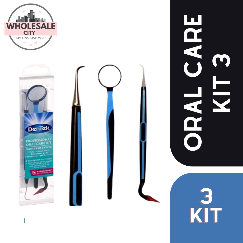 DENTEK Professional Oral Care Kit 3 Piece Kit Shopee Philippines