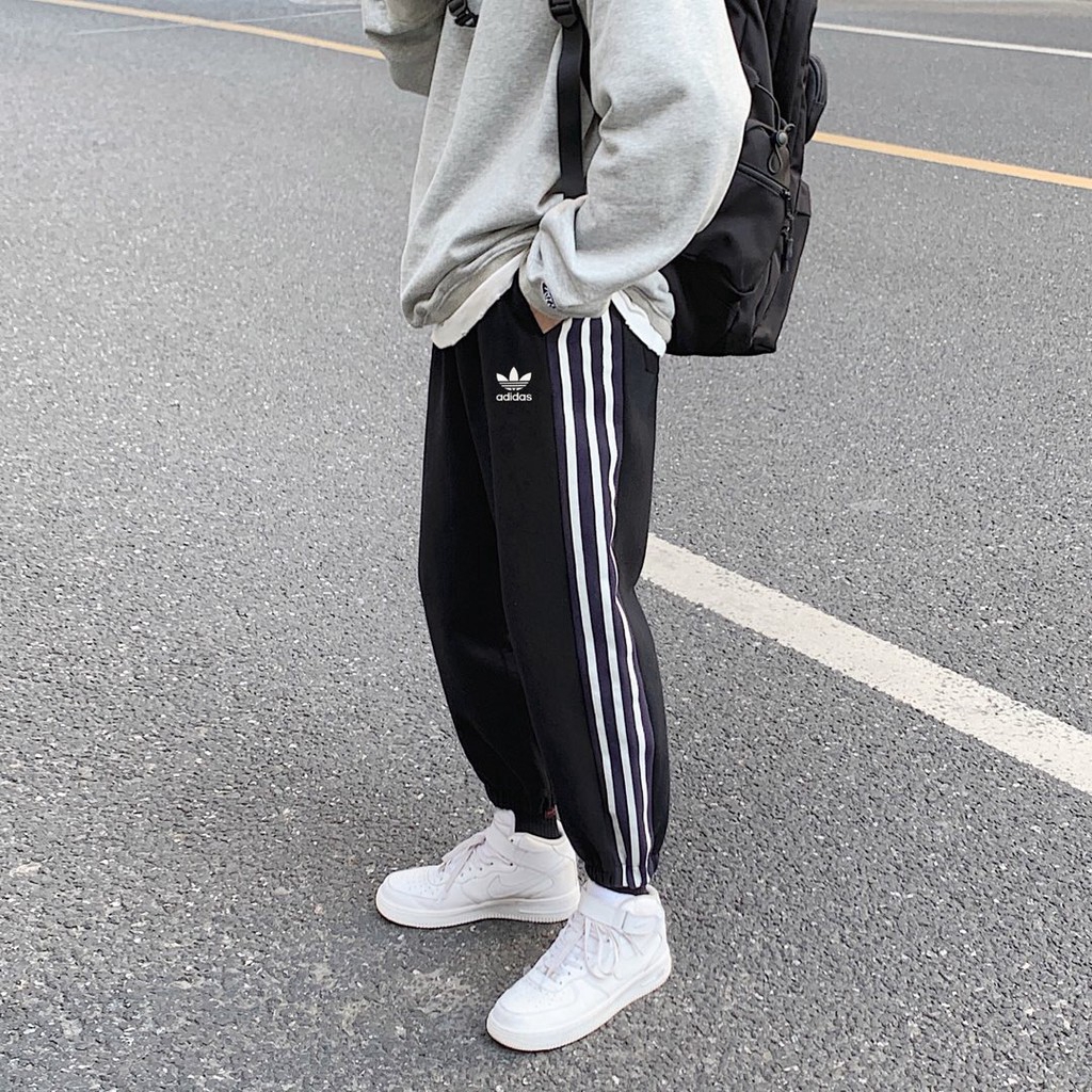 adidas pants outfit men