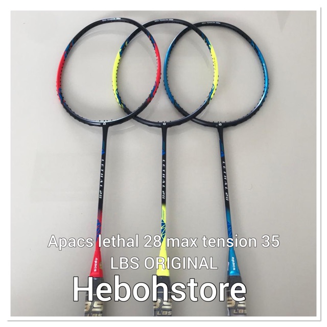 35 lbs badminton racket