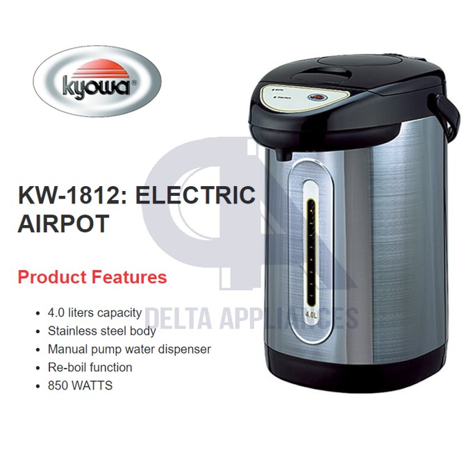 Kyowa Electric Airpot 4L KW1812 Shopee Philippines