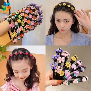 Children's Braided Hair Band Press Hair Headdress Shredded Hair Artifact Hair Accessories Cute Hair Accessories Headbands TCH #1