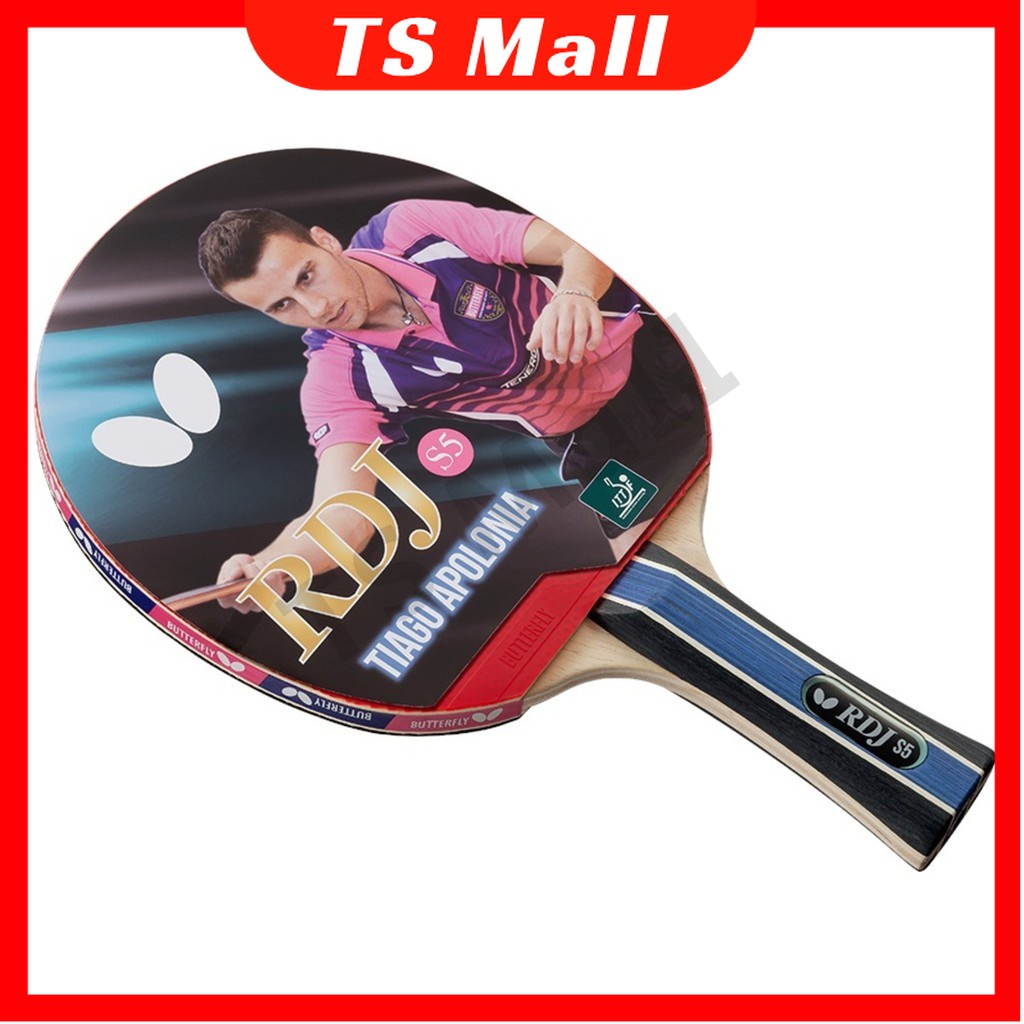 Butterfly RDJS5 FL Shakehand Table Tennis Racket Ping Pong Bat With