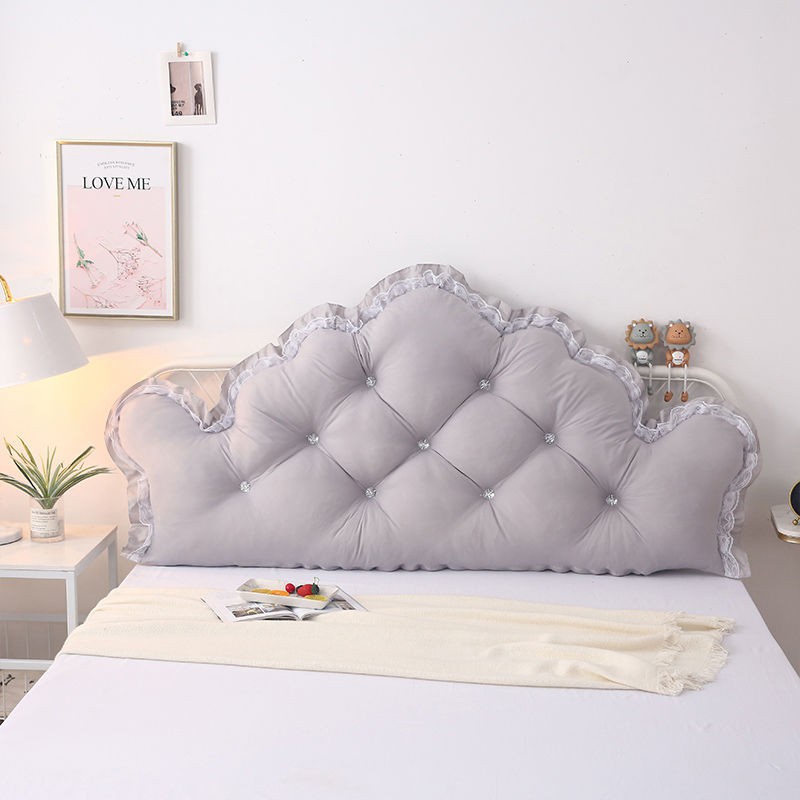 Bedside Cushion Large Backrest Core Double Tatami Board Soft Cover Bed Princess Long Pillow