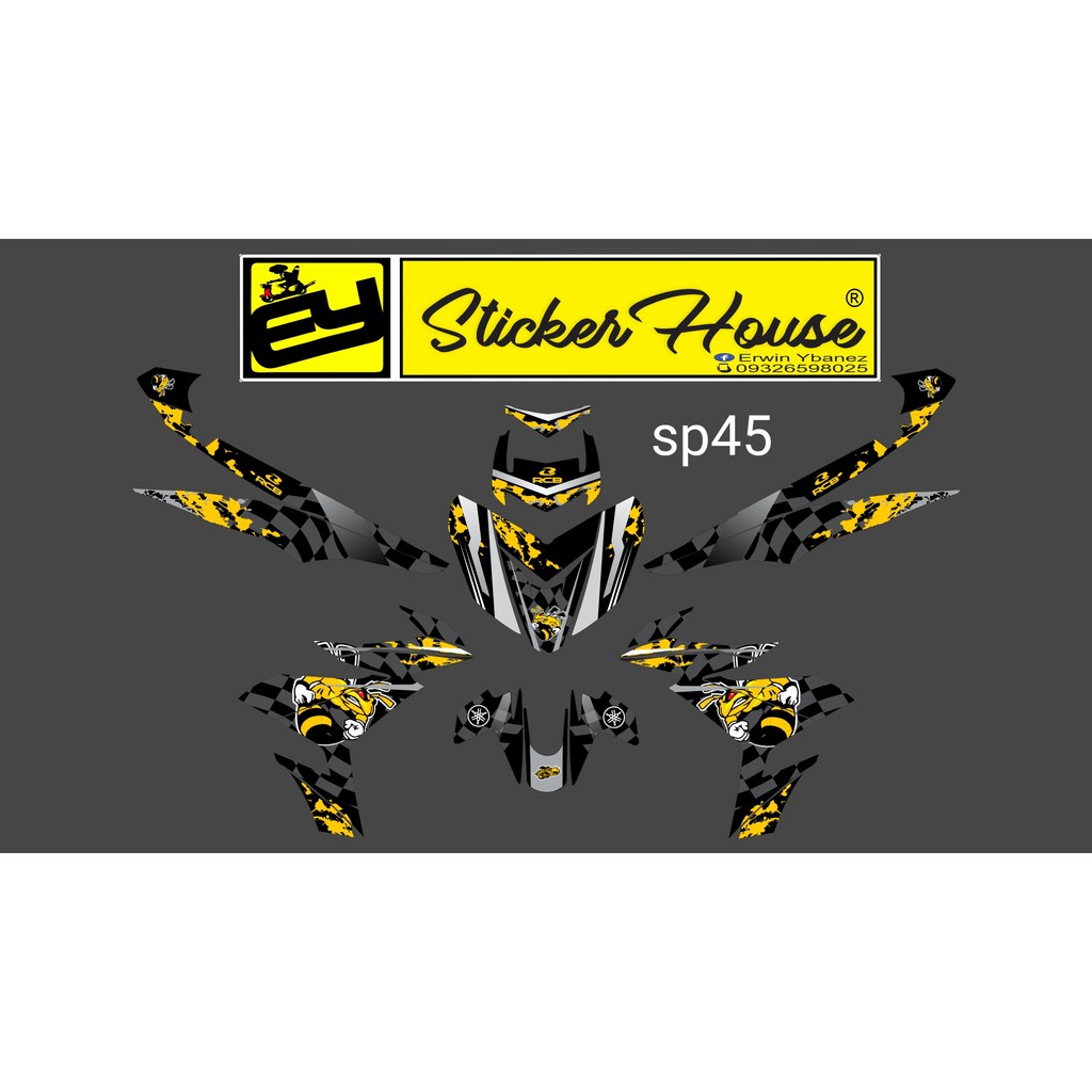 Sniper 150 Decals Laminated Shopee Philippines