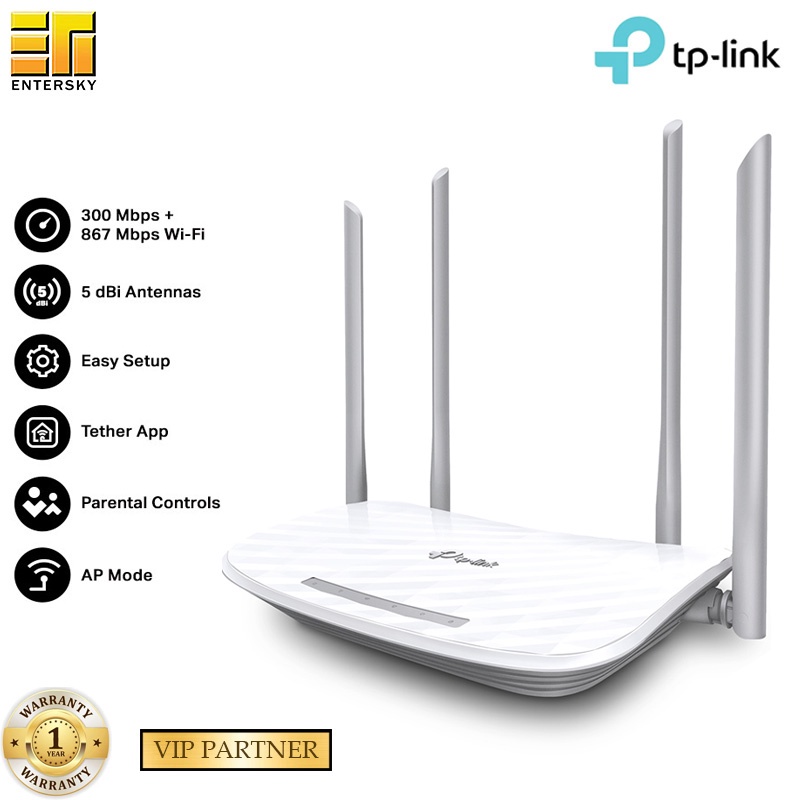 Tp Link Archer A5 Ac1200 Wireless Dual Band Router Shopee Philippines 