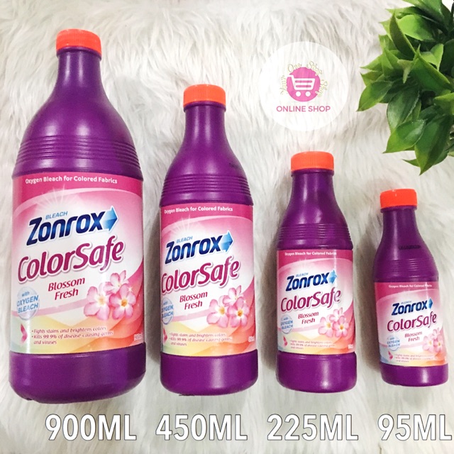 Zonrox Color Safe Blossom Fresh W Oxygen Bleach 95ml 225ml 450ml