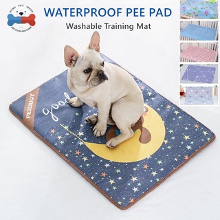 Reusable Waterproof absorbent Pet Pee Pad Washable Puppy Dog Cat Training Whelping Mat 70x90CM