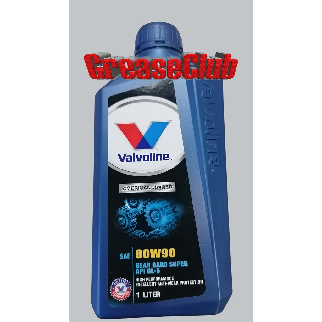 80W 90 / 1 LITER VALVOLINE ™ GEAR GARD SUPER 80W90 GL5 (GEAR OIL