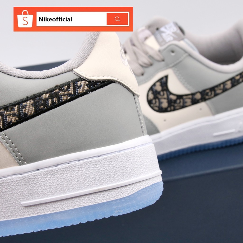 100 Authentic Nike Air Force 1 Low Dior Brand Casual Sneakers Shoes For Men Women Shopee Philippines