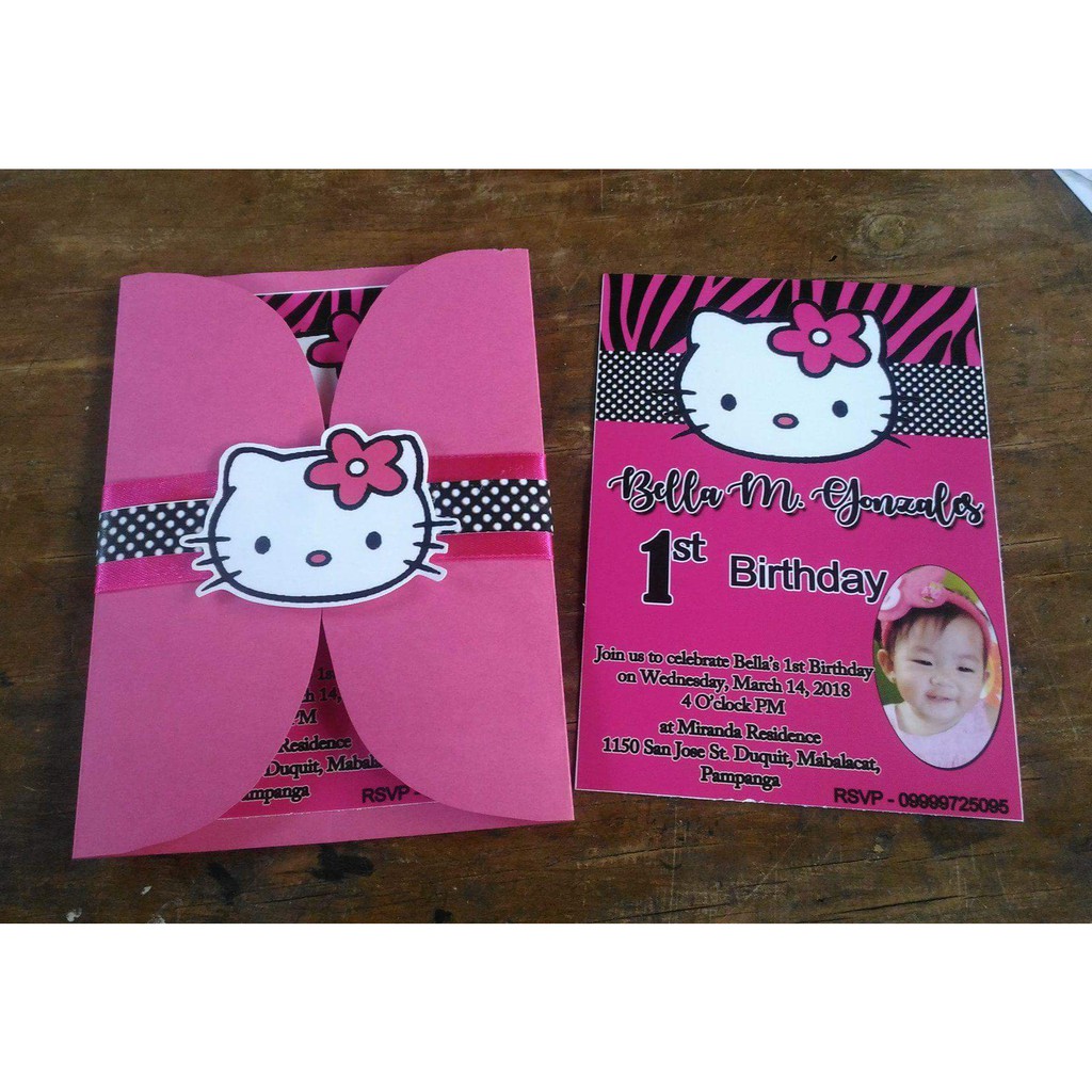 Hello Kitty Invitation Template Free Printable