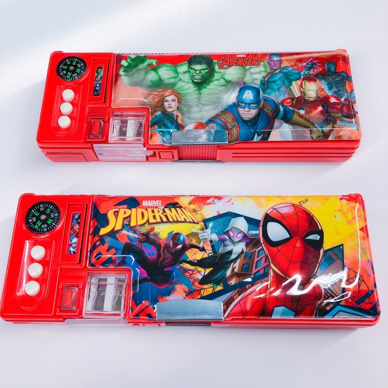 Magnetic pencil case SPIEDR-MAN and AVENGERS | Shopee Philippines