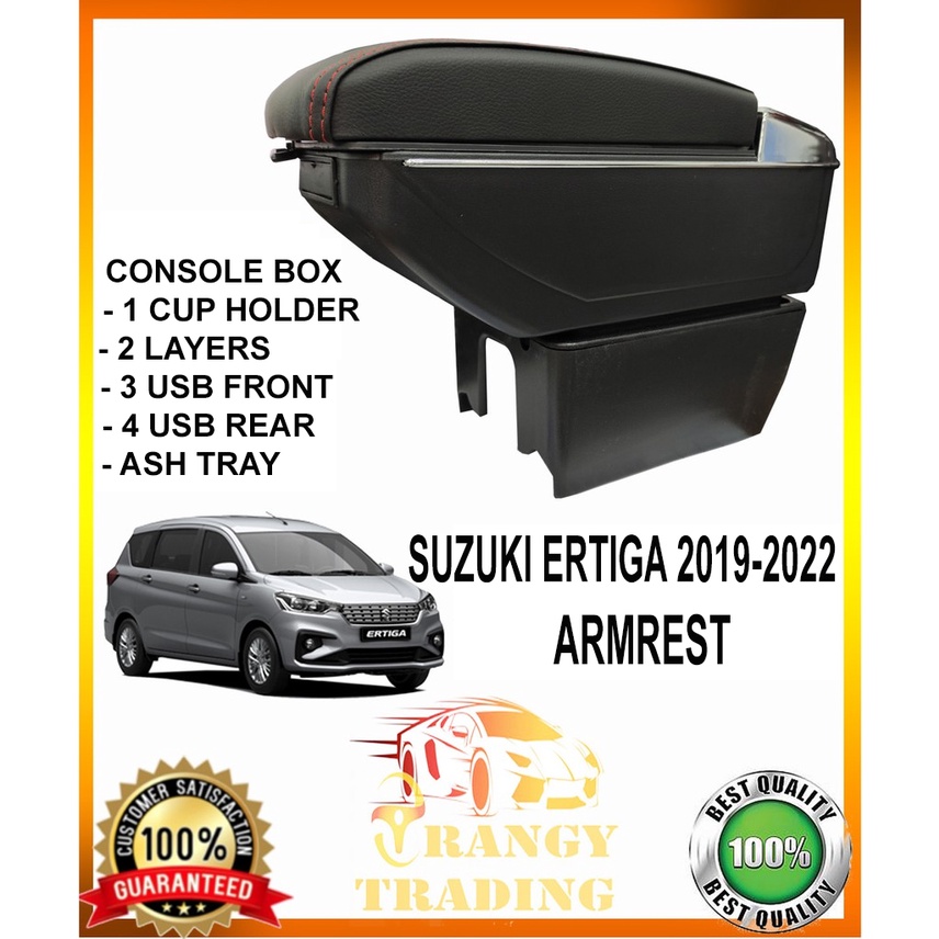 Suzuki Ertiga 2019 to 2023 Arm Rest Console Box Double Layer 2020 2021
