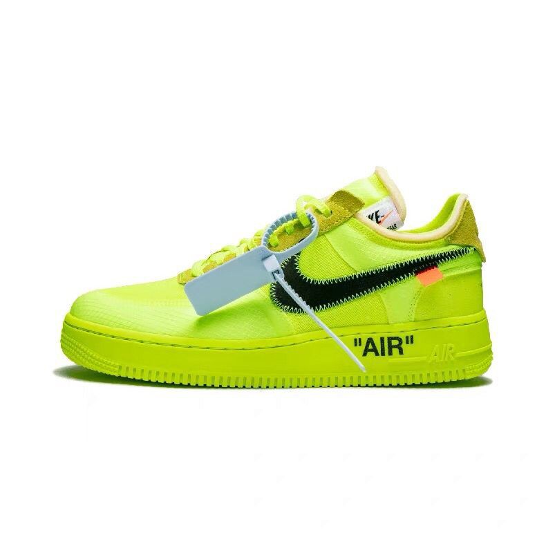 nike air force 1 x off white yellow