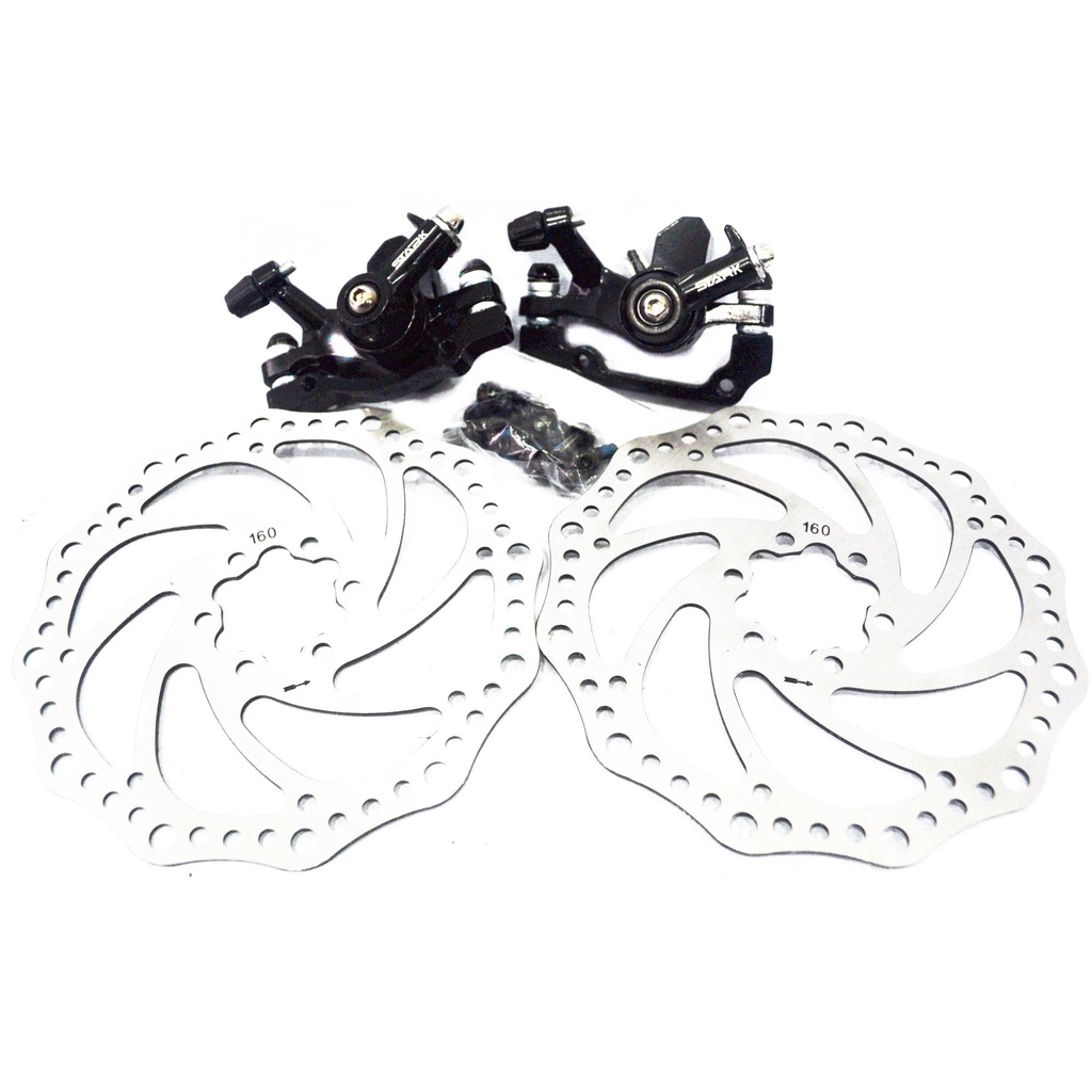 bicycle-mechanical-disc-brakes-set-for-front-and-rear-wheel-bolt-type