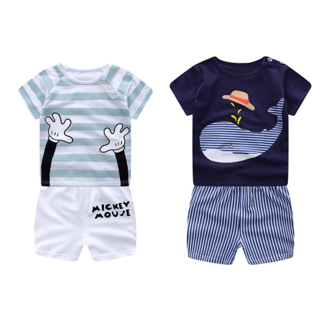 (6M-4Y) Baby Corp Boy Kids Set Summer Casual Tshirt Shorts Terno for ...