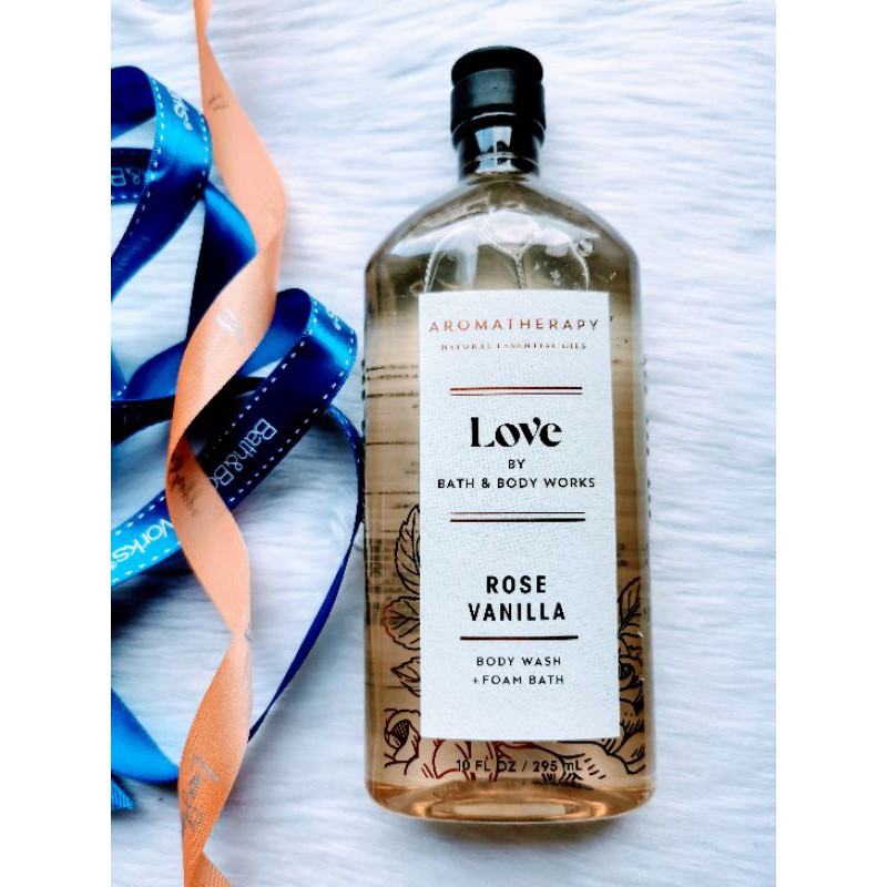 Bath and Body Works Aromatherapy Foam Bath Love Rose Vanilla Shopee