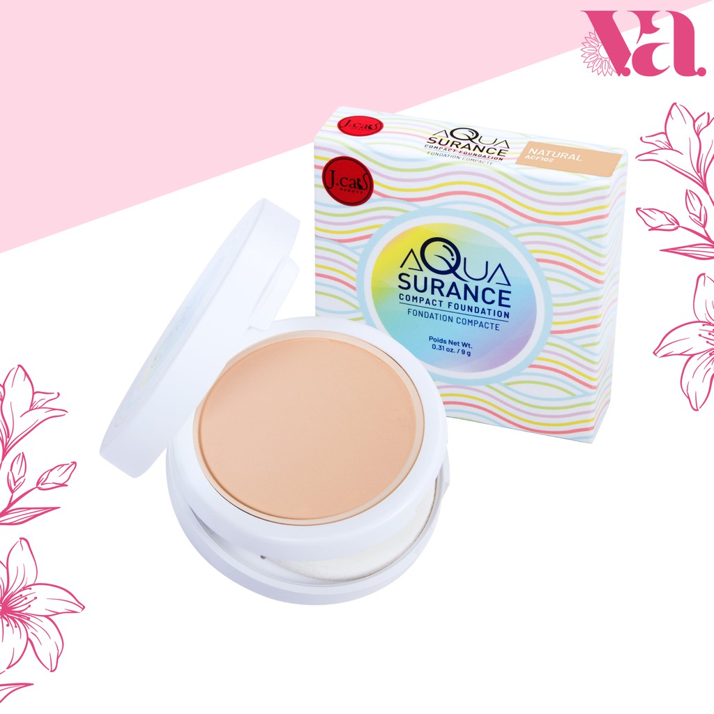 JCAT BEAUTY Aquasurance Compact Foundation | Shopee Philippines