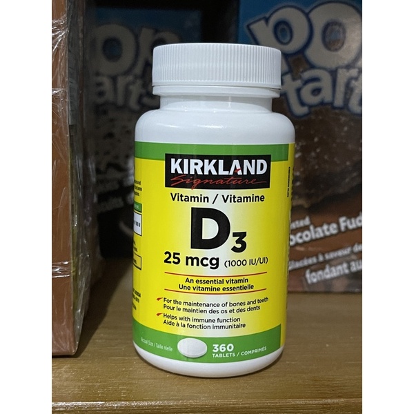 Kirkland Vitamin D3 25 mcg (1000 IU/UI) Shopee Philippines