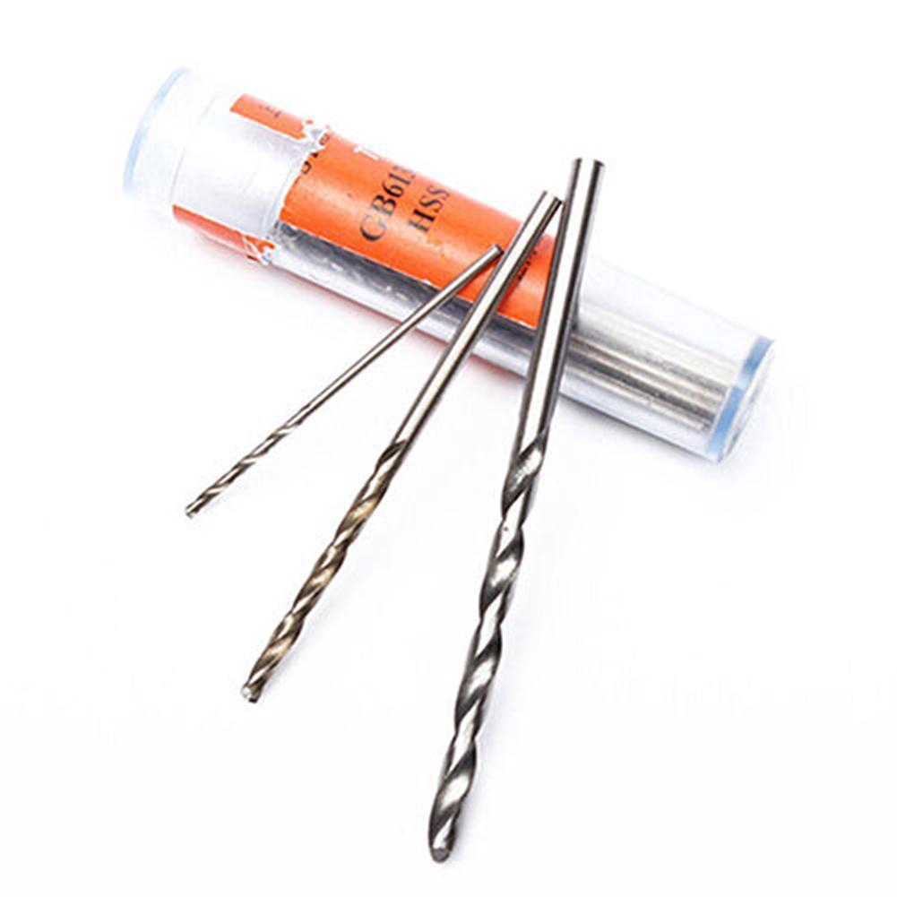 10Pcs/Set 0.5mm-1.2mm Mini Micro HSS Spiral Twist Drill Bit Tool Drilling S W4F4 
