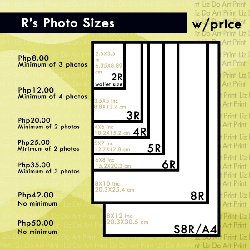 A4 Size Photo Print Cost