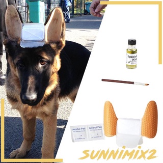 [SUNNIMIX2] Puppy Dog Ear Erect Stand Up Sticker Ear Care Tool Kit for German Shepherd