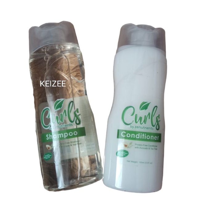 Curls by zenutrients shampoo/conditioner 150ml Shopee Philippines