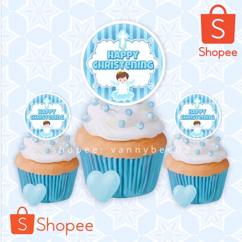 christening-cupcake-toppers-happy-christening-cupcake-toppers-shopee-philippines