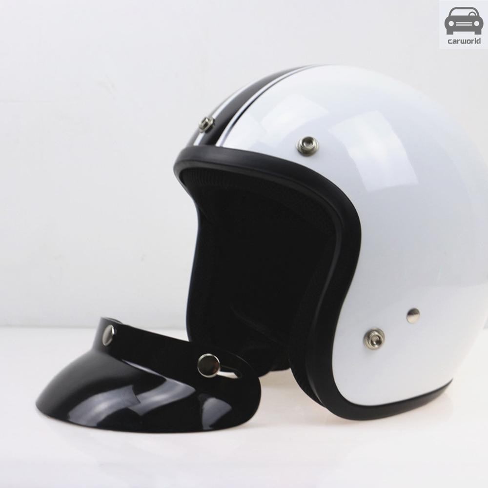 open face helmet peak