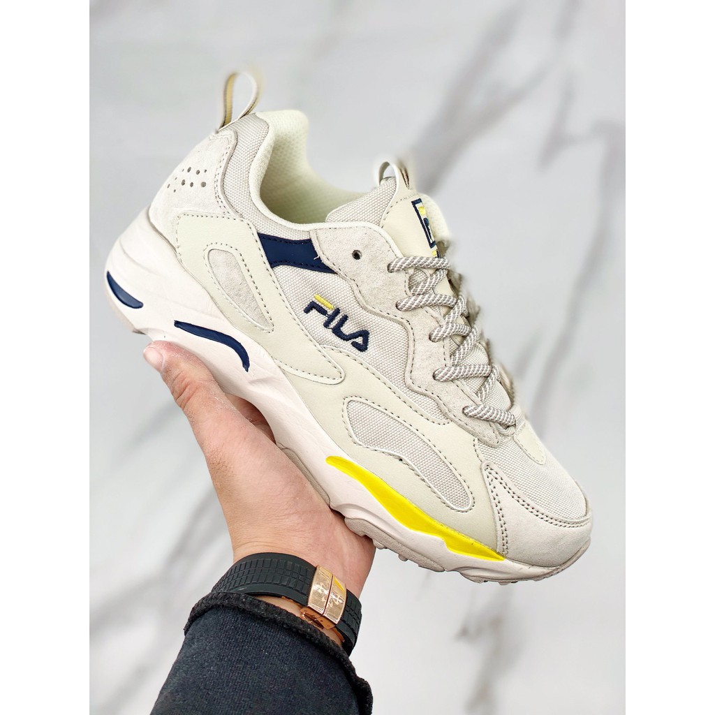 yellow fila shoes men