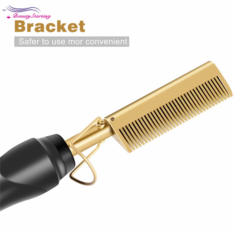gold hot comb