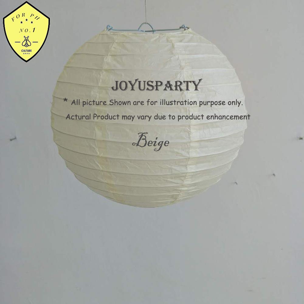 ◘20 pcs 6" 12" Paper Lantern Mixed Peach Beige Navy Blue Rose Orange Chinese Round Paper