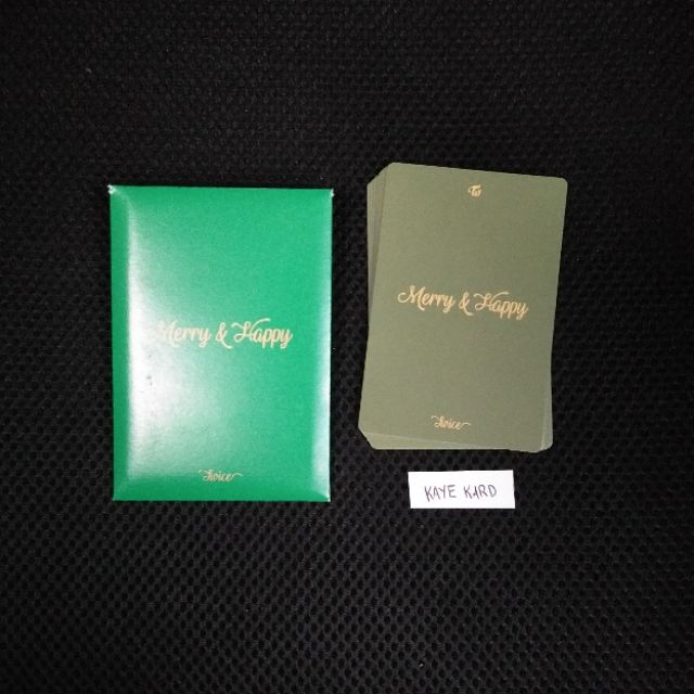 Twice Merry And Happy Official Photocards Pob Shopee Philippines