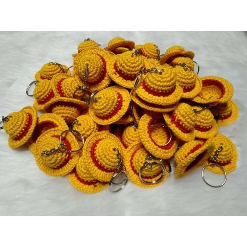 crocheted luffy hat keychain Shopee Philippines