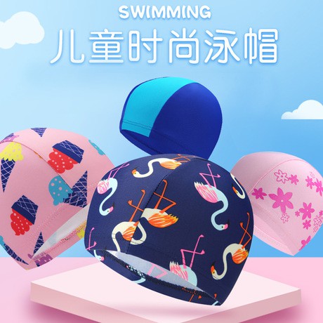 children's cloth swimming caps