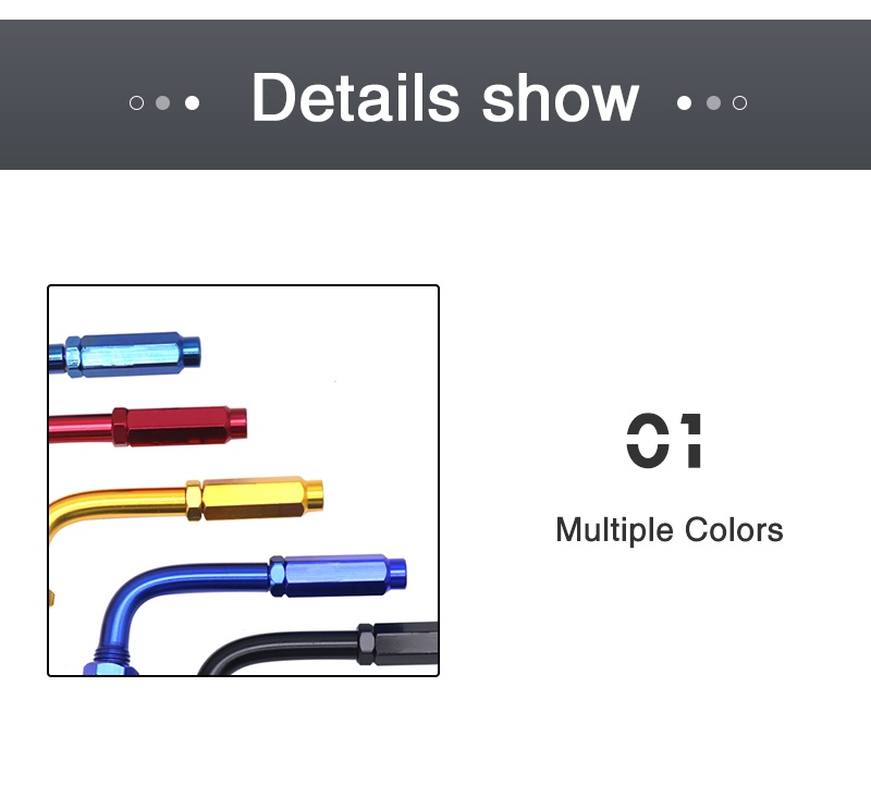 Motorcycle 90 Degree Throttle Cable Adjuster Bendy Cable Guide