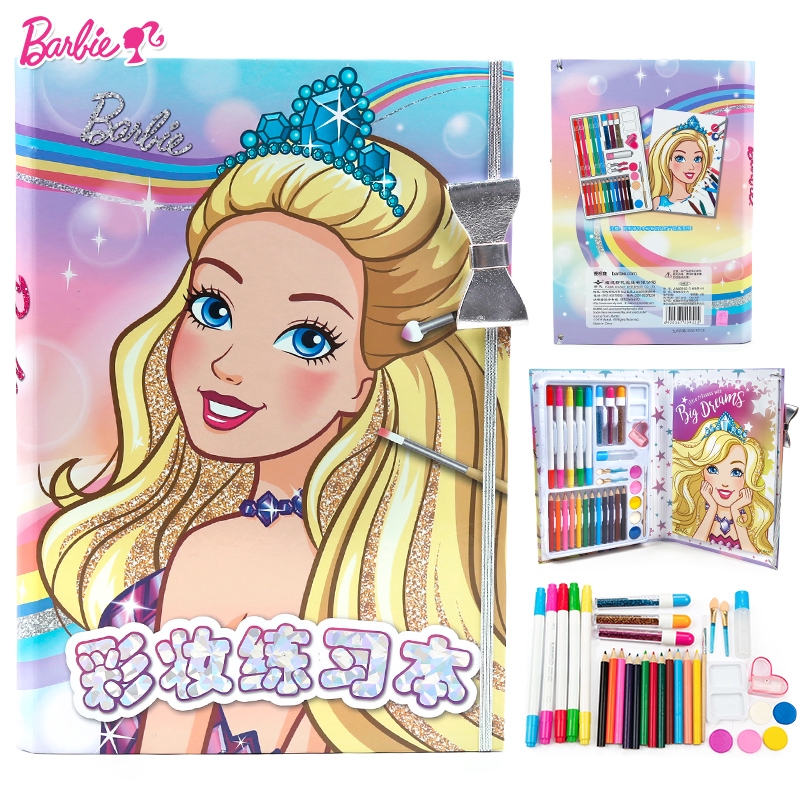 barbie painting set