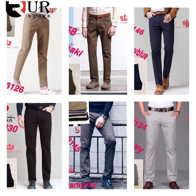 denim slacks